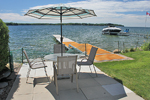 Severn Muskoka Cottage rentals  Orkney Beach 1 on McPhee Bay Lake Simcoe Cottage taken from the boathouse deck